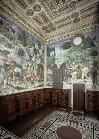 賢者の行列、1459-60 作： Benozzo di Lese di Sandro Gozzoli